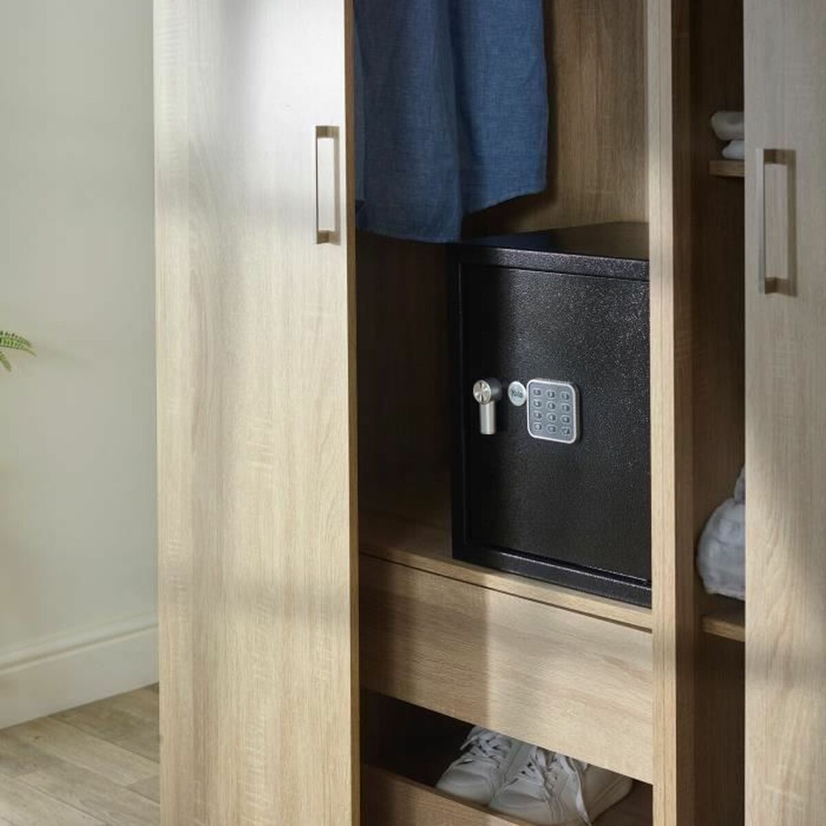 Kassaskåp med elektroniskt lås Yale Svart 40 L 39 x 35 x 36 cm Rostfritt stål - 3