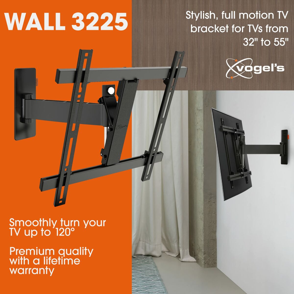TV-fäste Vogel's WALL3225 NEGRO - 2