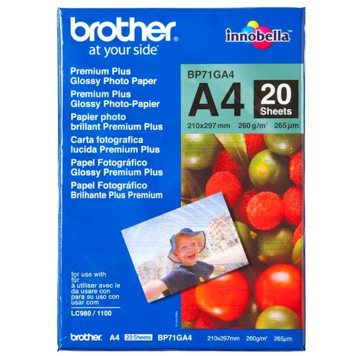 Fotopapper Blankt Brother BP71GA4 A4 20 Blad - 3