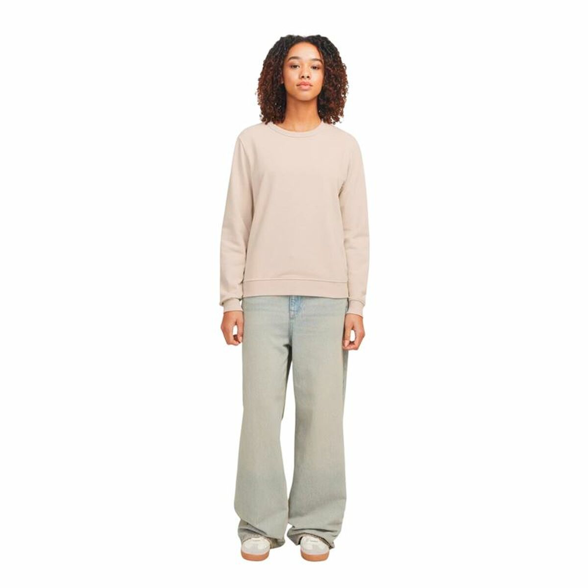 Tröja utan huva Dam Jack & Jones Jxmadi Reg Ls Crew Swt Noos - 3