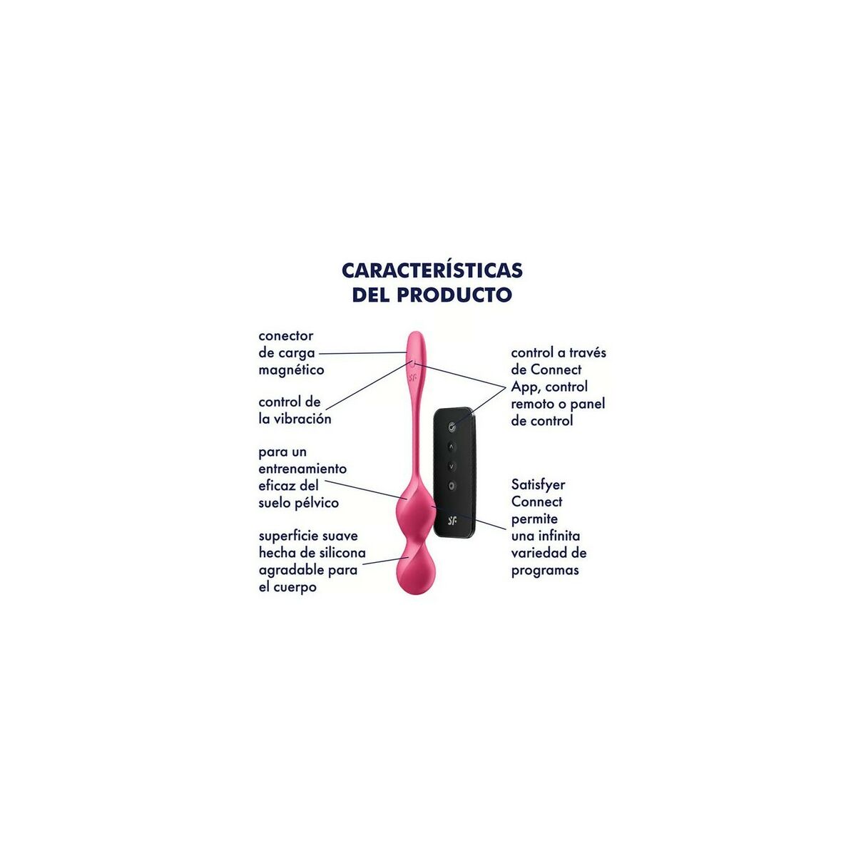 Bäckenbottentränare Satisfyer Silikon - 4