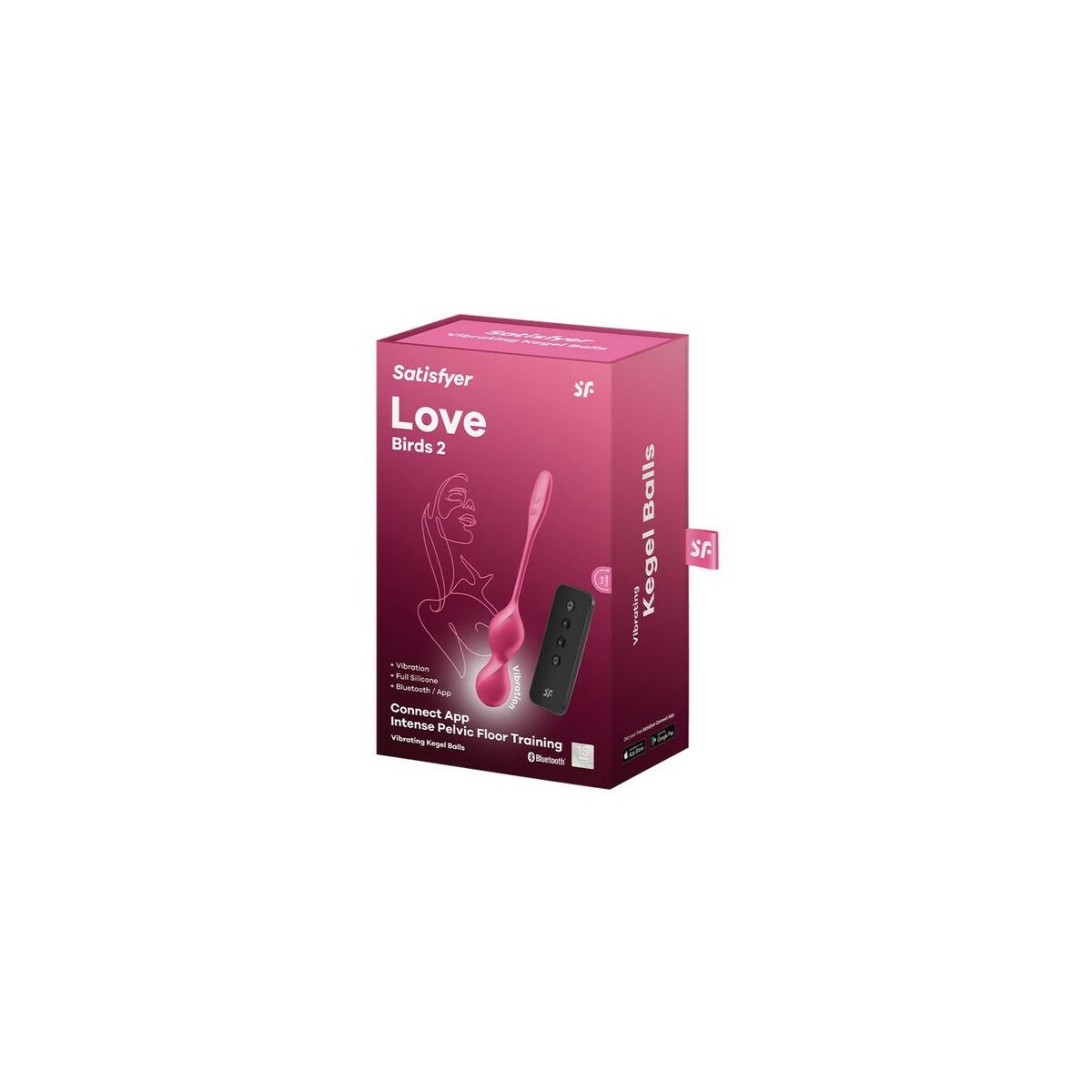 Bäckenbottentränare Satisfyer Silikon - 2