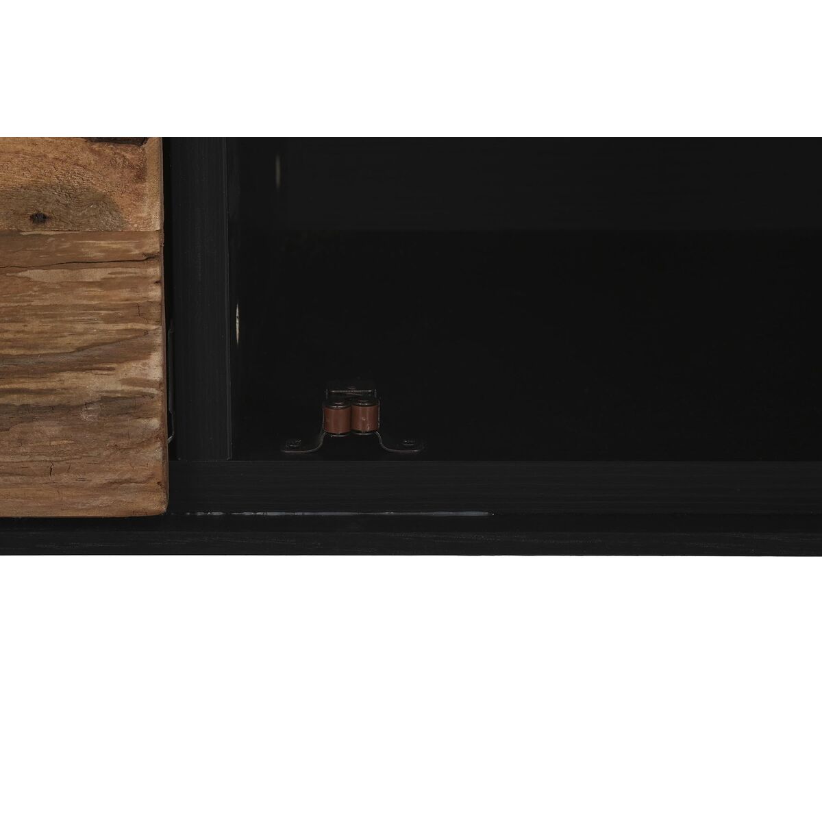 TV-möbler DKD Home Decor 144,5 x 40 x 51 cm Svart Orange Återvunnet Trä Furu - 11