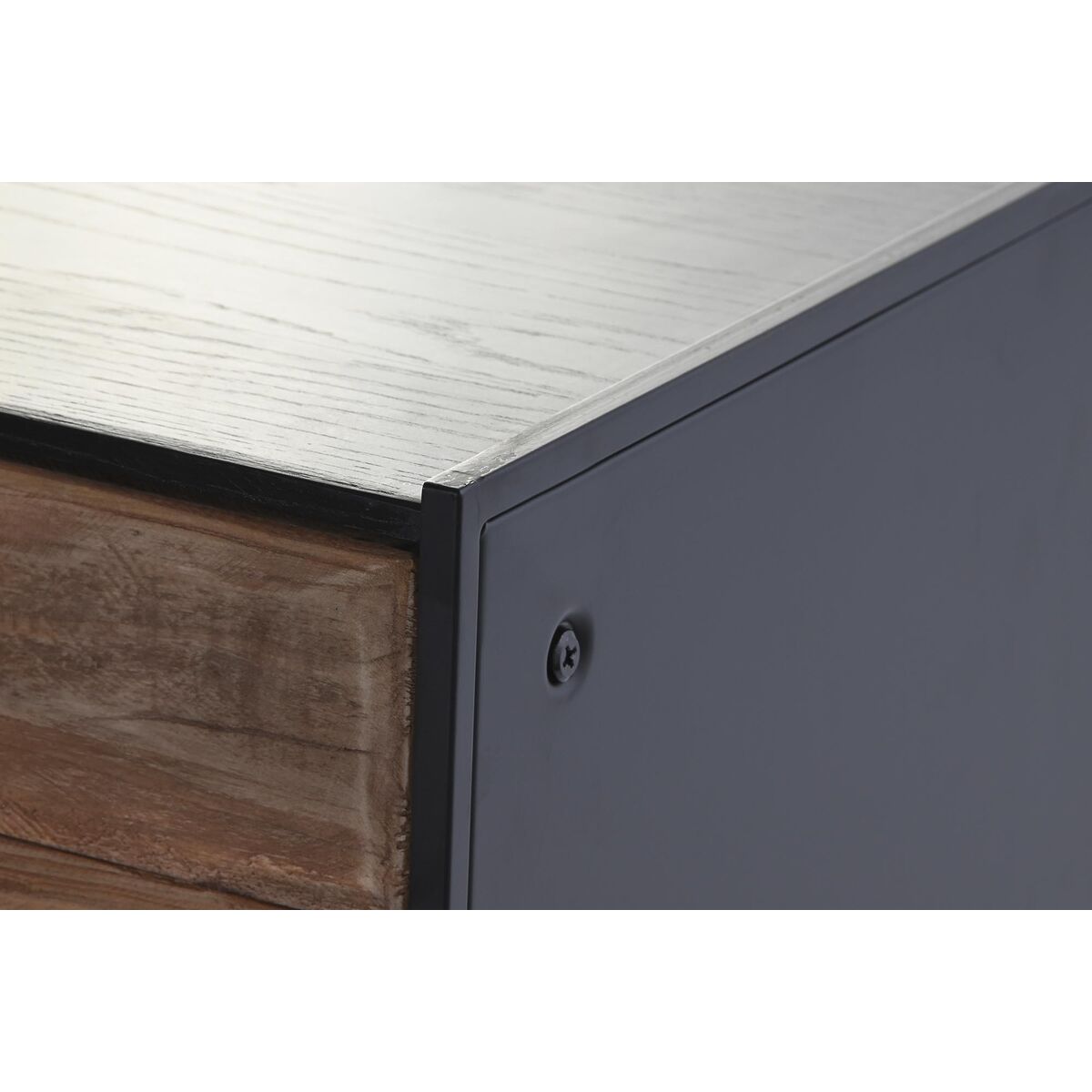 TV-möbler DKD Home Decor 144,5 x 40 x 51 cm Svart Orange Återvunnet Trä Furu - 12