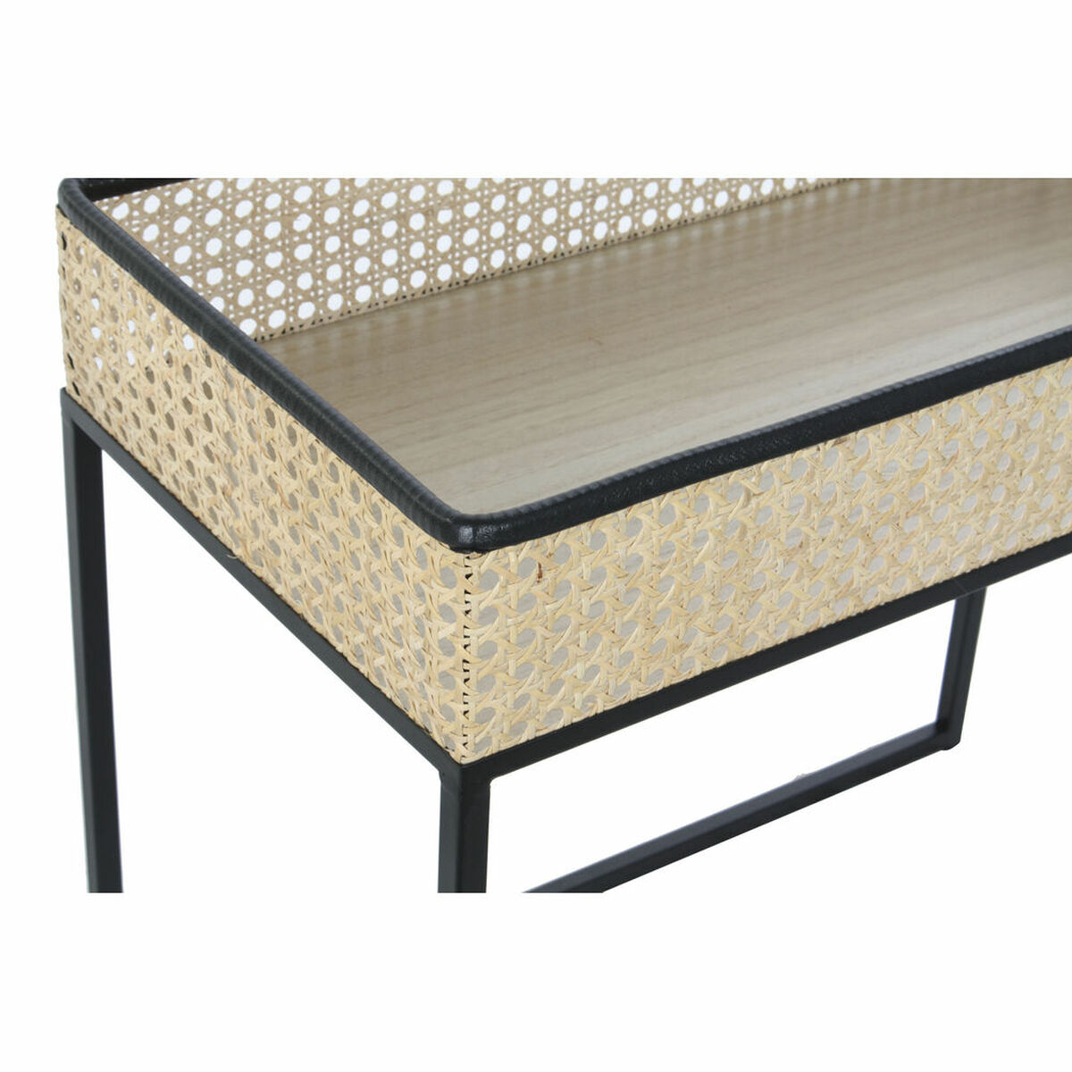 Soffbord DKD Home Decor Svart Naturell 60 x 30 x 50 cm - 3