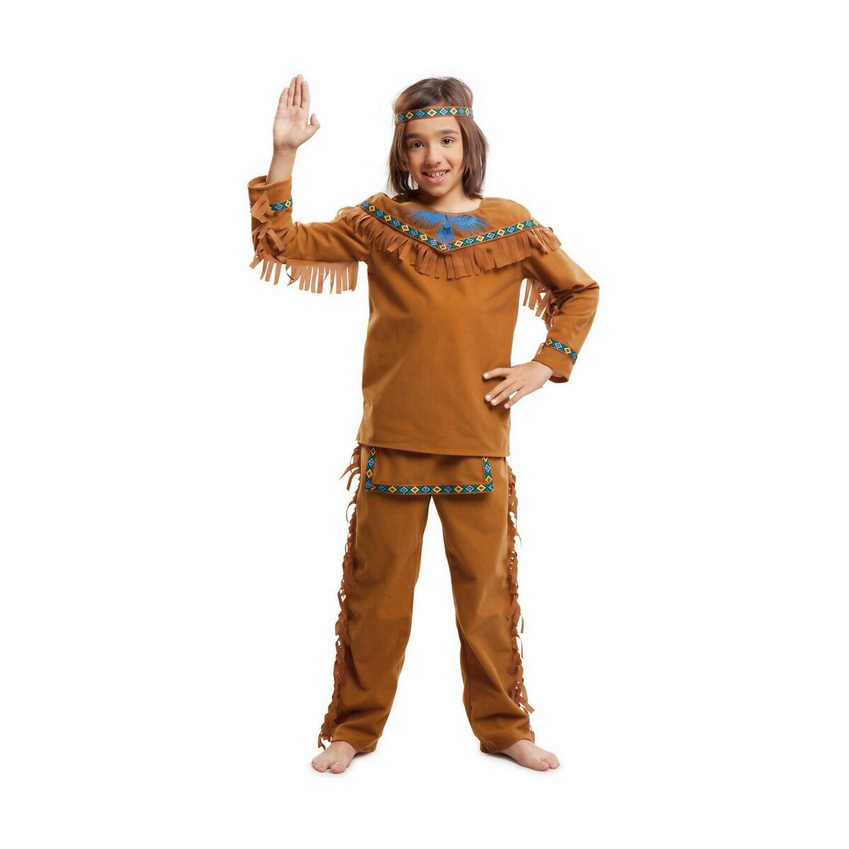 Maskeraddräkt för barn My Other Me American Indian (3 Delar)