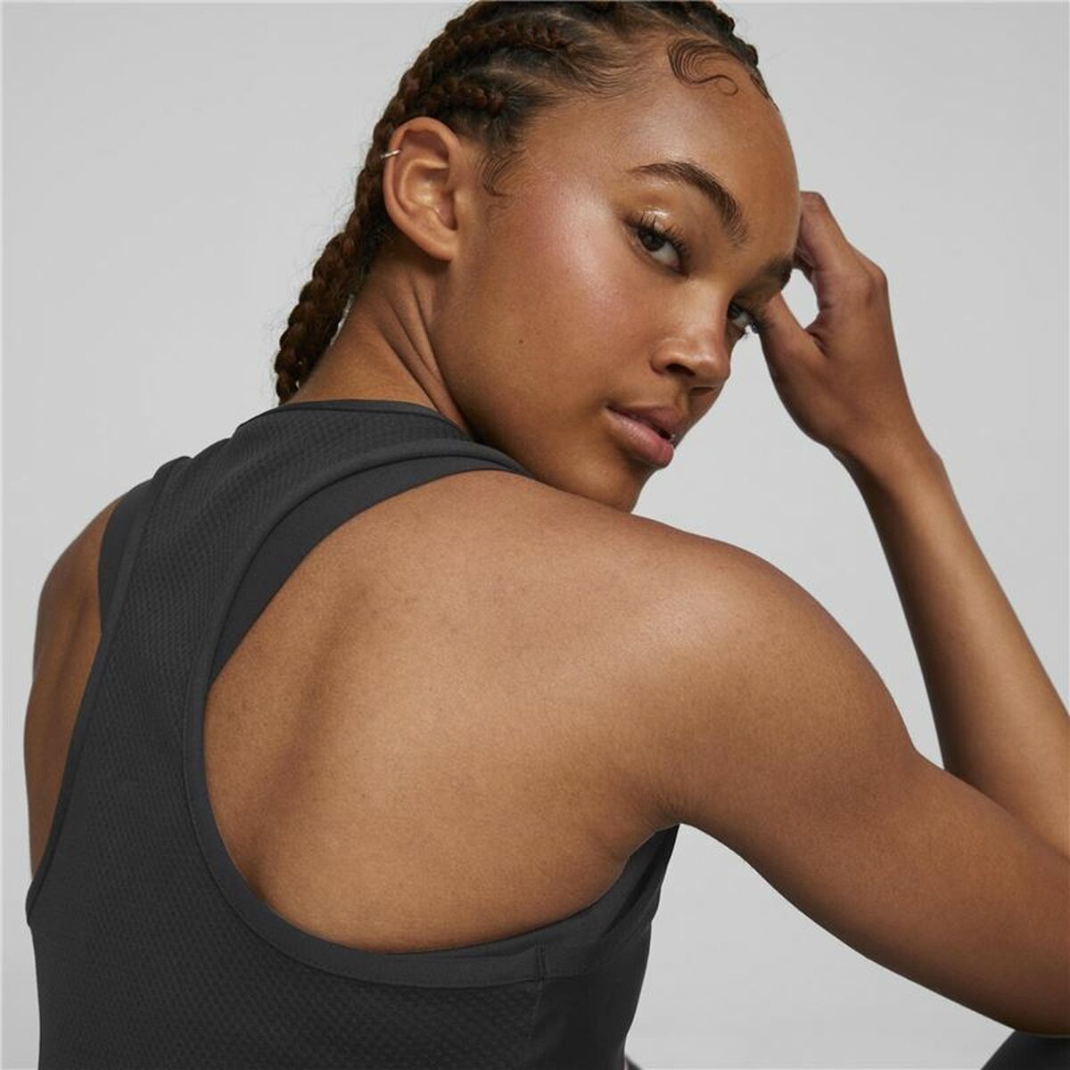 Ärmlös sporttröja Dam Puma Fit Eversculpt Fitted Tank Svart - 4