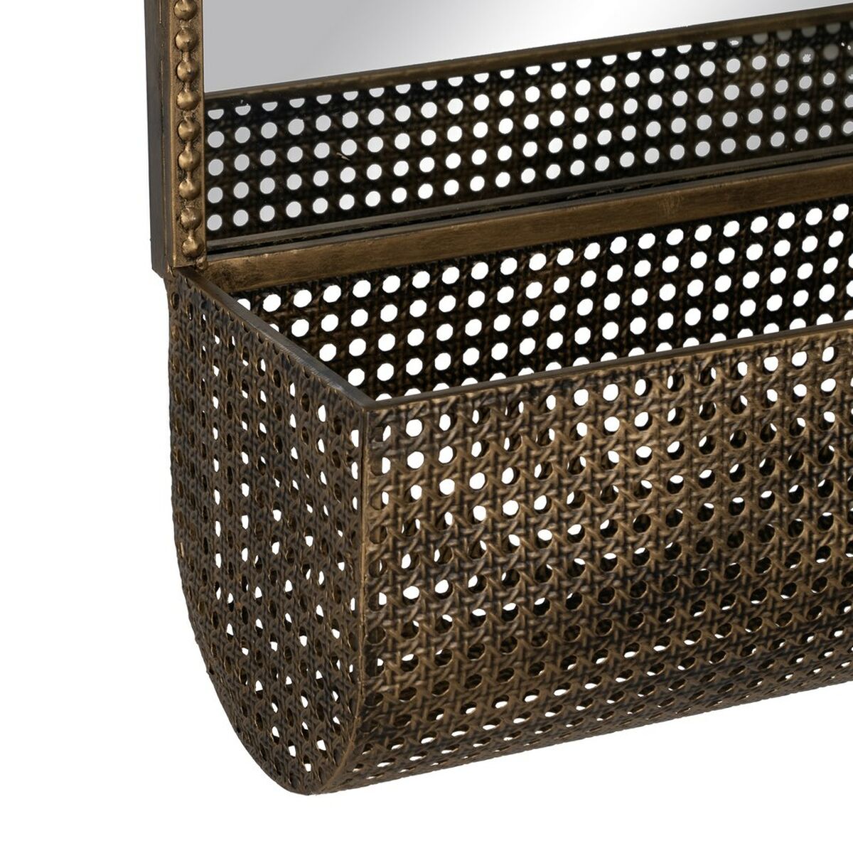 Väggspegel Gyllene 47 x 17,5 x 53 cm - 3