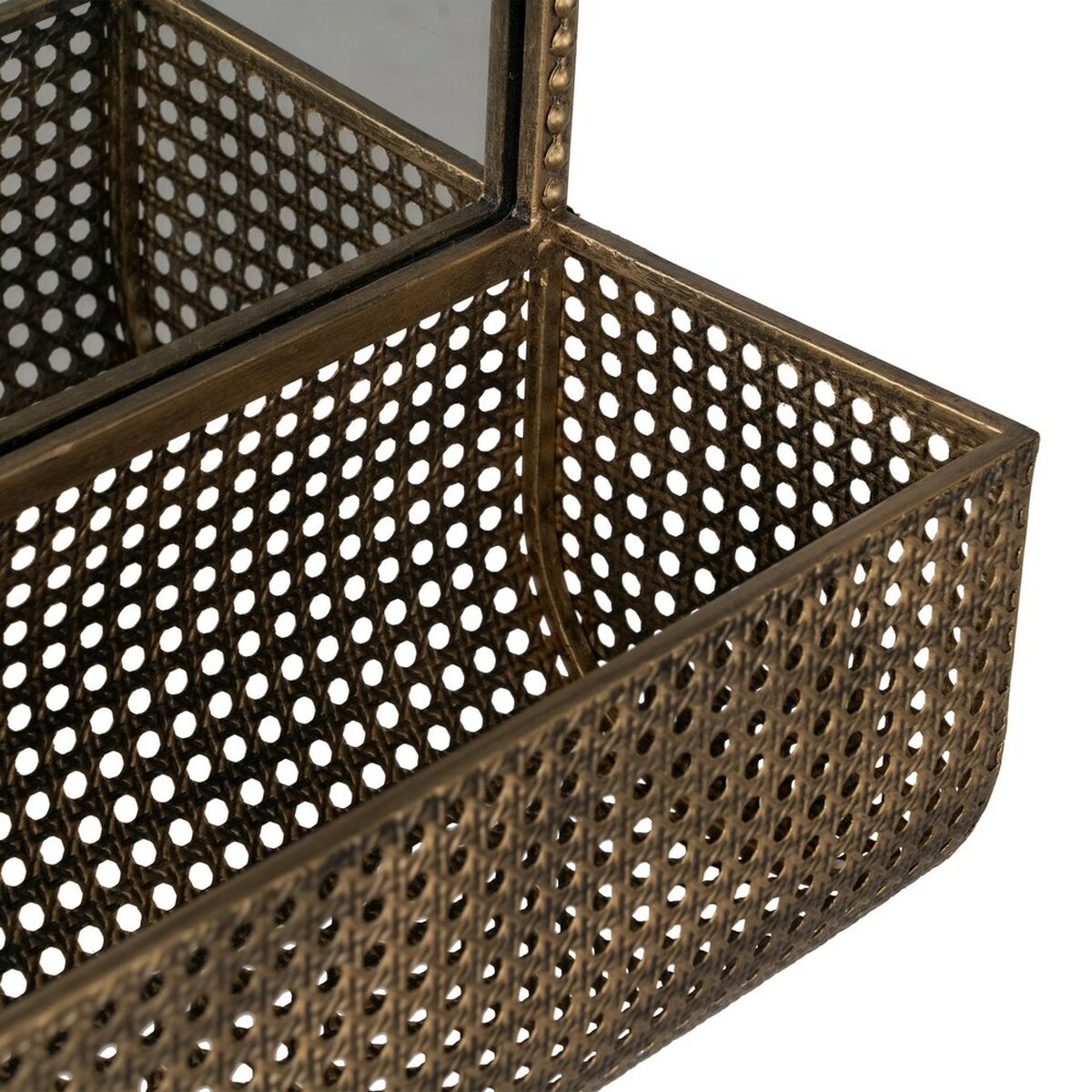 Väggspegel Gyllene 47 x 17,5 x 53 cm - 6