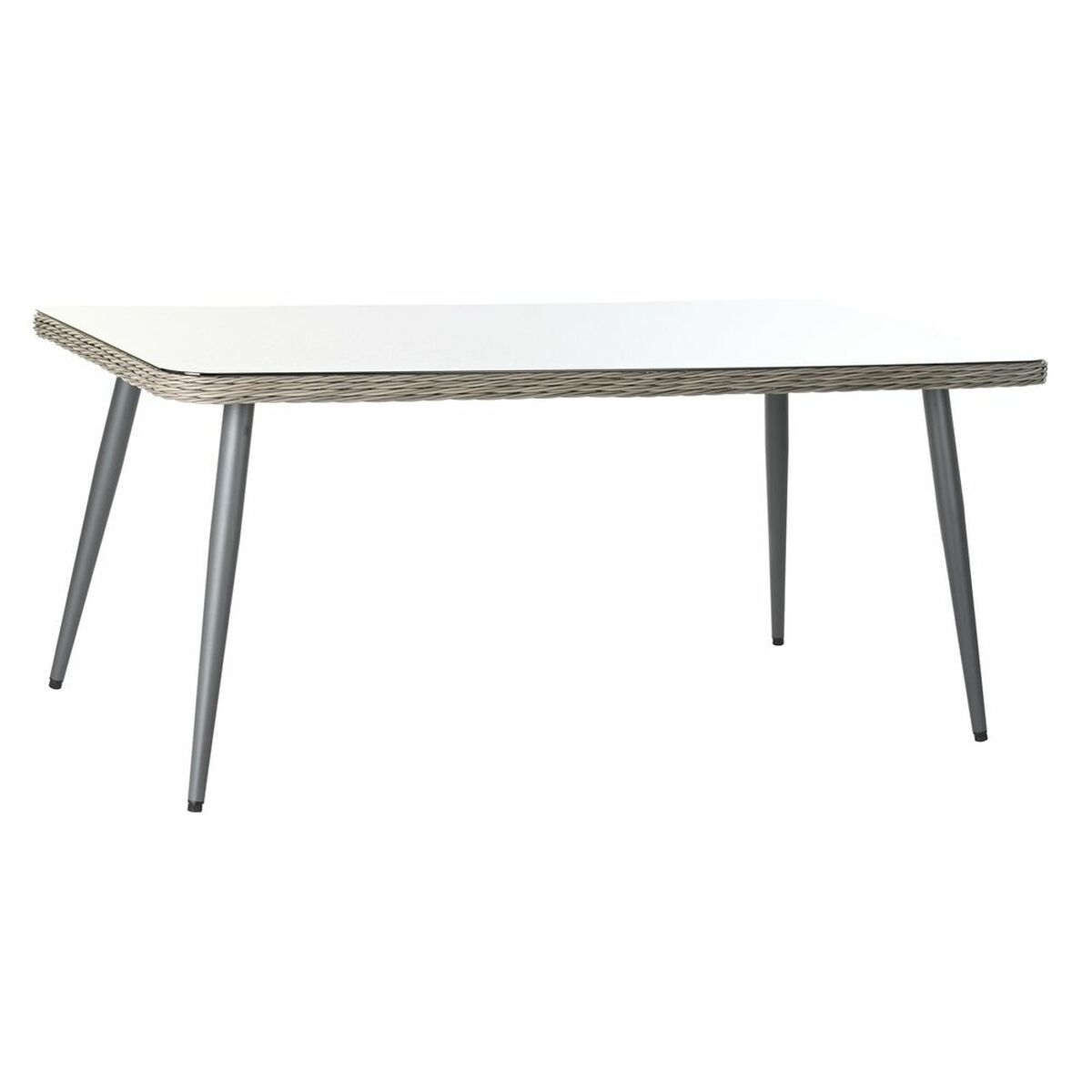Trädgårdsmöbler DKD Home Decor Ljusgrå Ljusbrun 166 x 92 x 72 cm 83 cm - 3