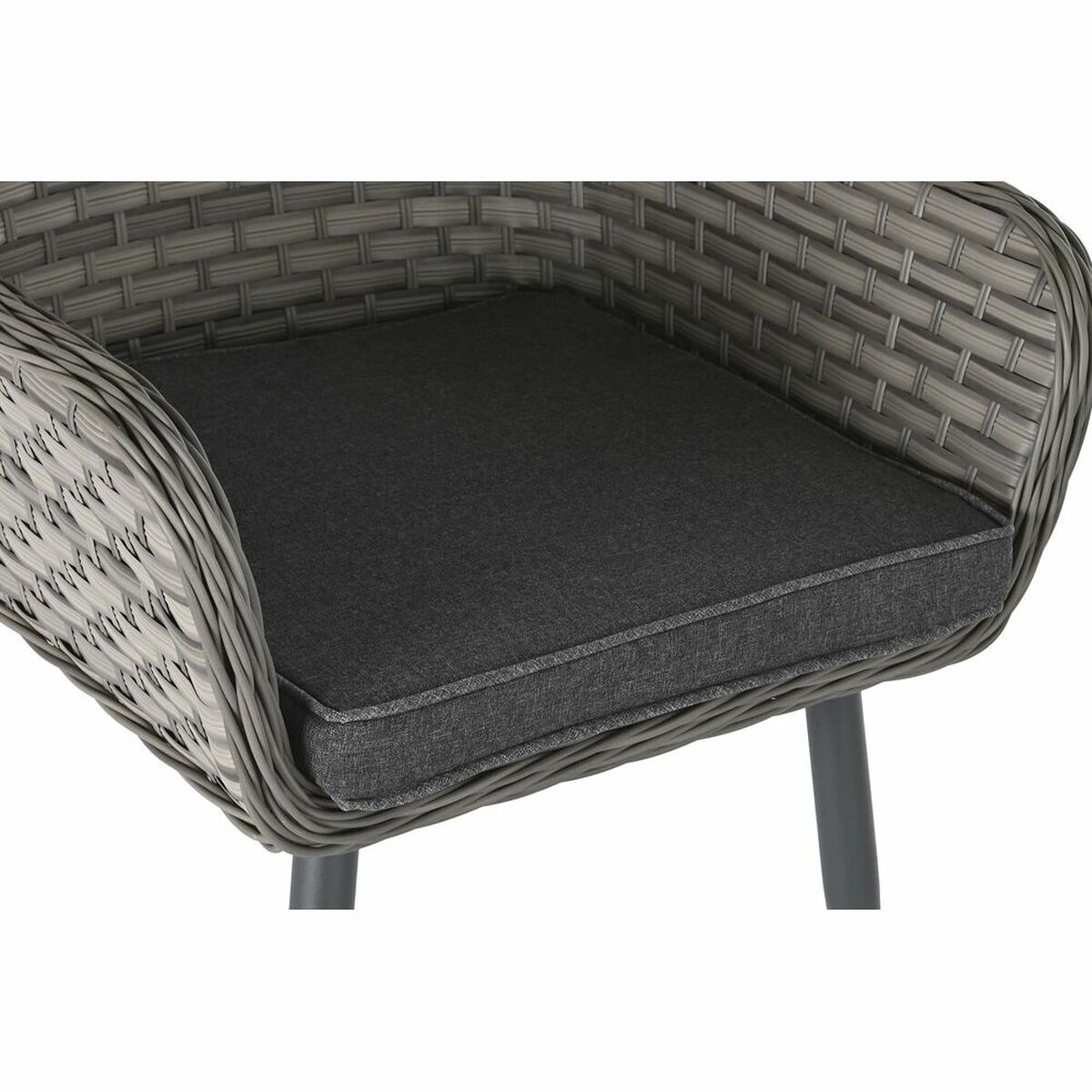 Trädgårdsmöbler DKD Home Decor Ljusgrå Ljusbrun 166 x 92 x 72 cm 83 cm - 4