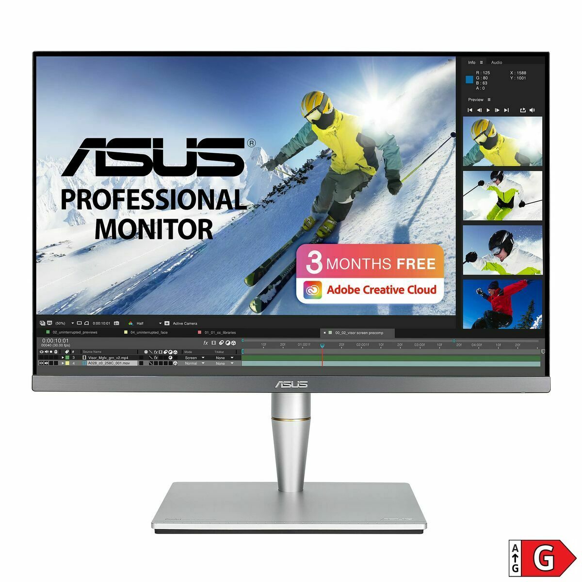 Monitor Asus PA24AC 24" WUXGA - 6
