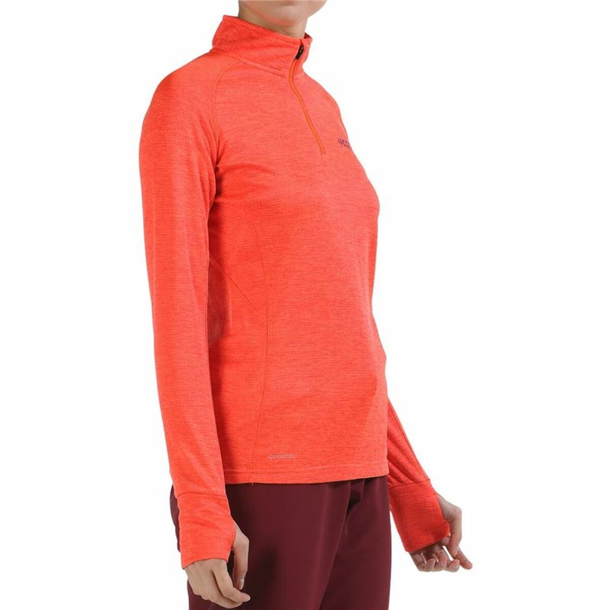 T-shirt med lång ärm Dam +8000 Aceda Orange - 4