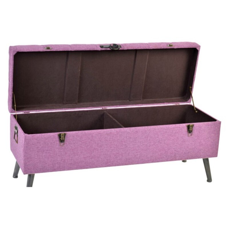 Sittpall DKD Home Decor 8424001565399 Multicolour Fuchsia Metall Trä MDF 120 x 42 x 53 cm - 10