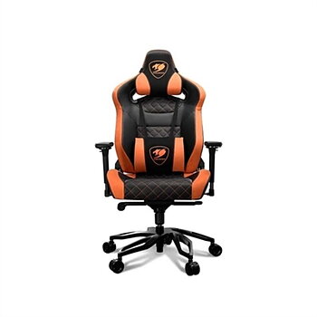 Spelstol Cougar TITAN PRO Svart Svart/Orange
