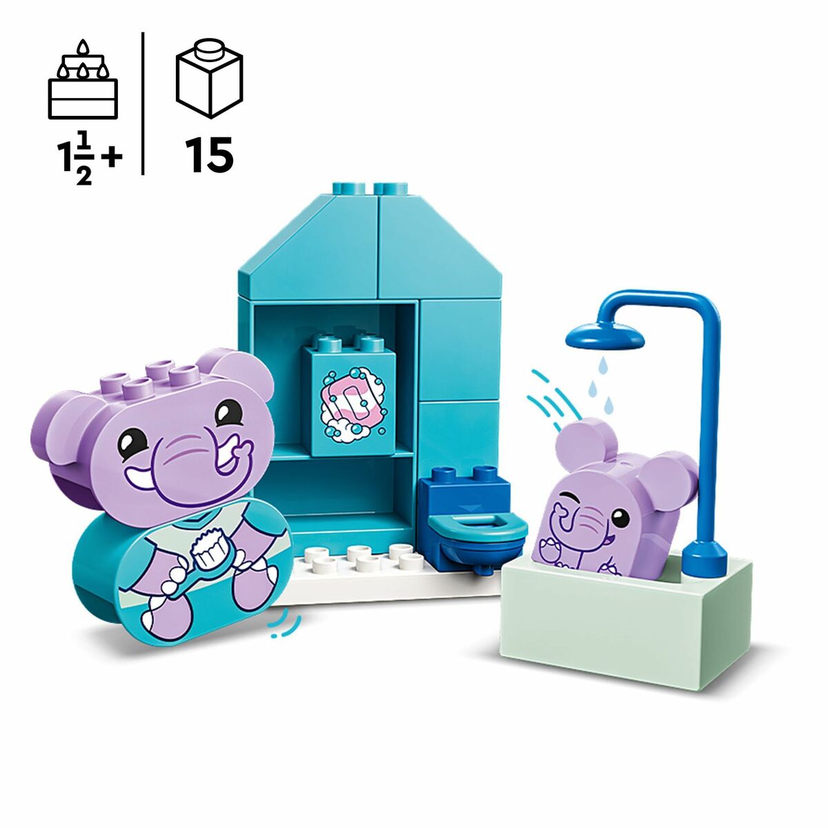 Playset Lego 10413 Daily Routines: Bath Time 15 Delar - 3