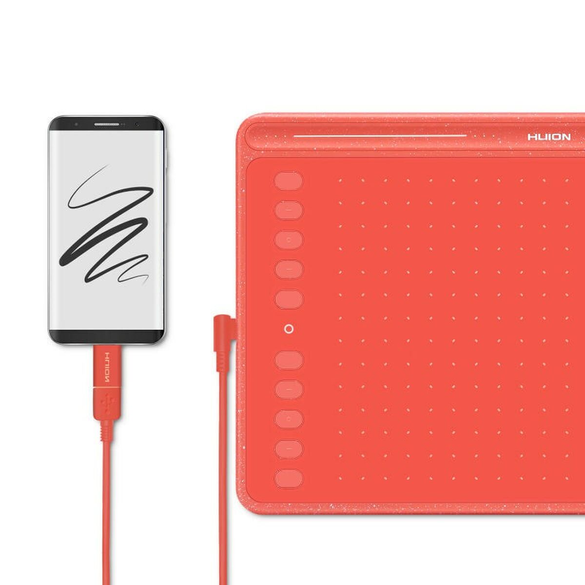 Läsplatta Huion HS611 RED - 3