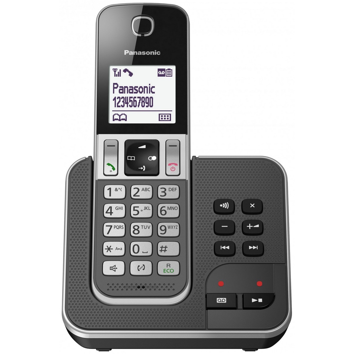 Trådlös Telefon Panasonic KX-TGD320FRG Vit Svart Grå - 2