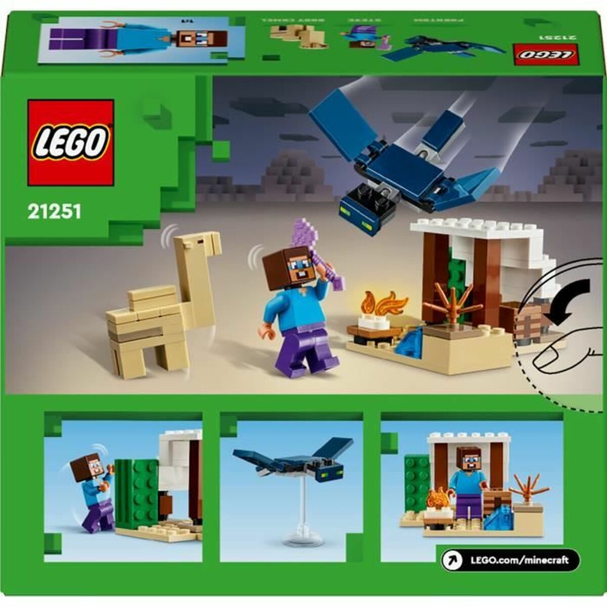 Byggsats Lego 21251 Minecraft : Steve´s Desert Expedition Multicolour - 2