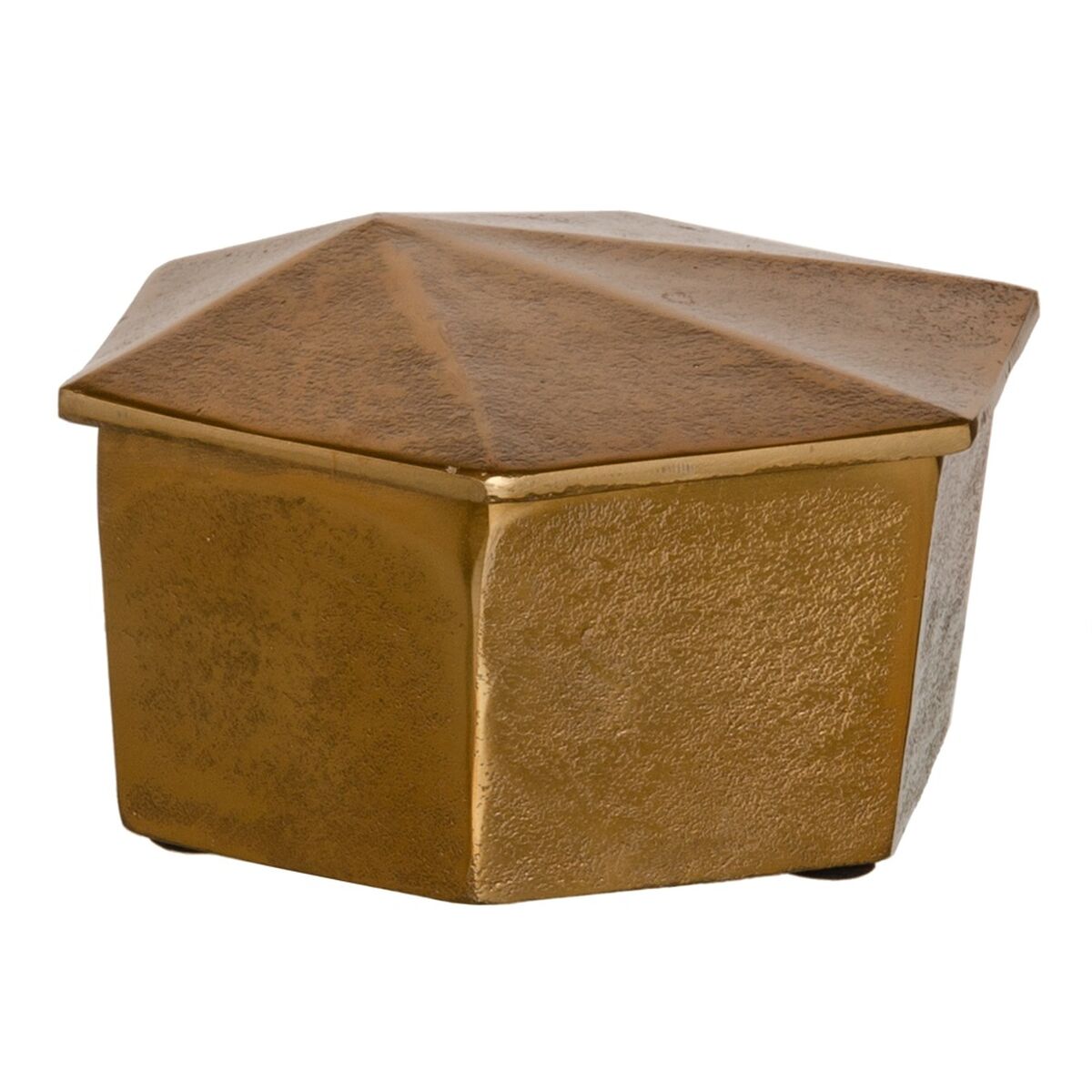 Allsidig låda Gyllene Aluminium 19 x 19 x 10 cm