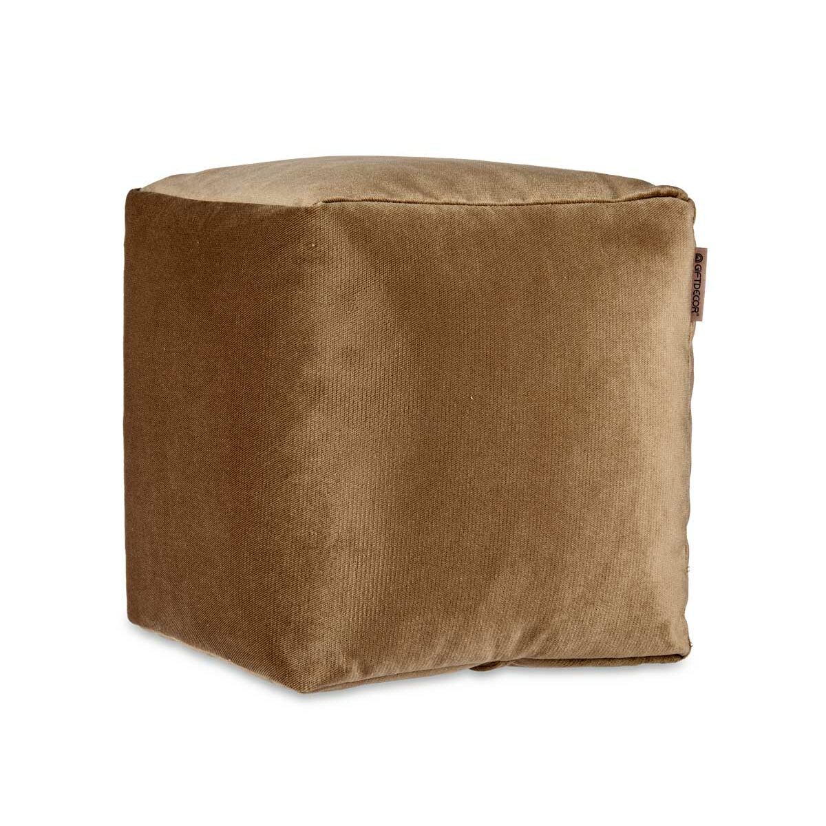 Puff Gift Decor Brun polystyren Sammet (4 antal) - 6