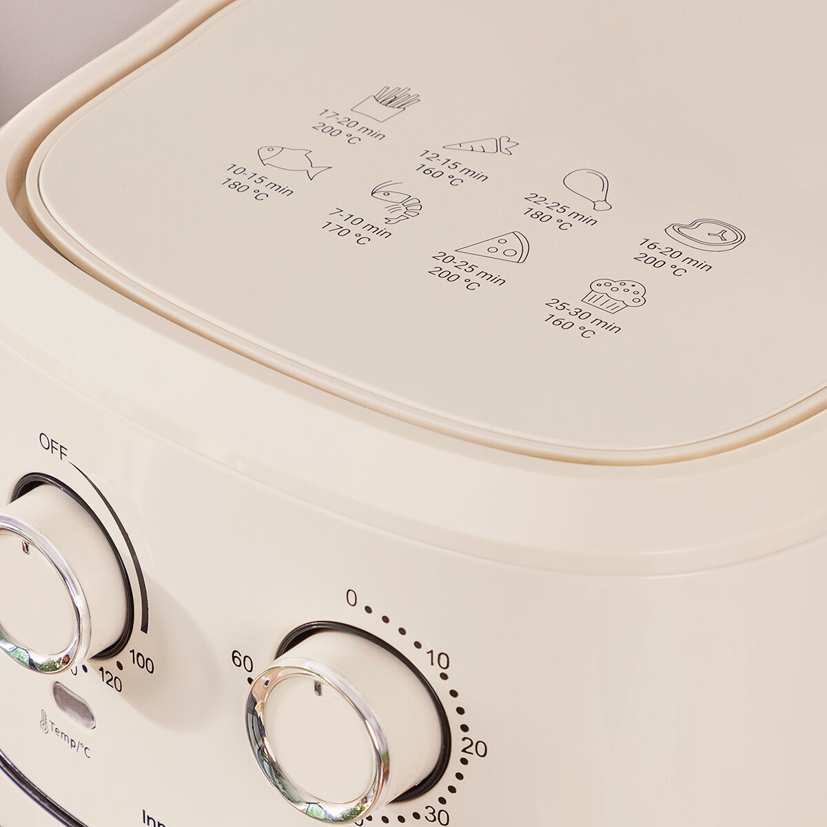 Luftfritös InnovaGoods Vynner Pro 5500 Kräm 1700 W 5,5 L Rostfritt stål - 15