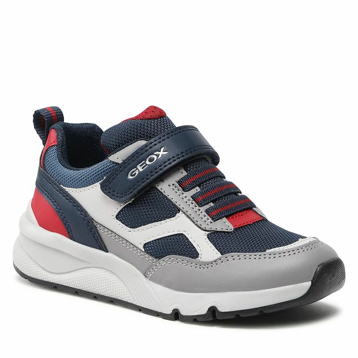 Sportskor Casual Barn Geox Rooner Grå Marinblå - 9
