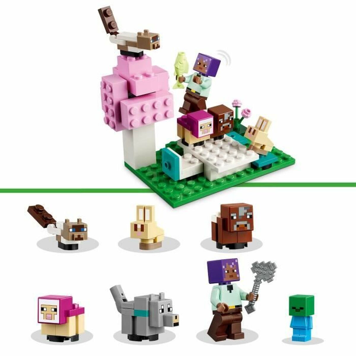 Playset Lego 21253 Minecraft The animal Sanctuary - 4