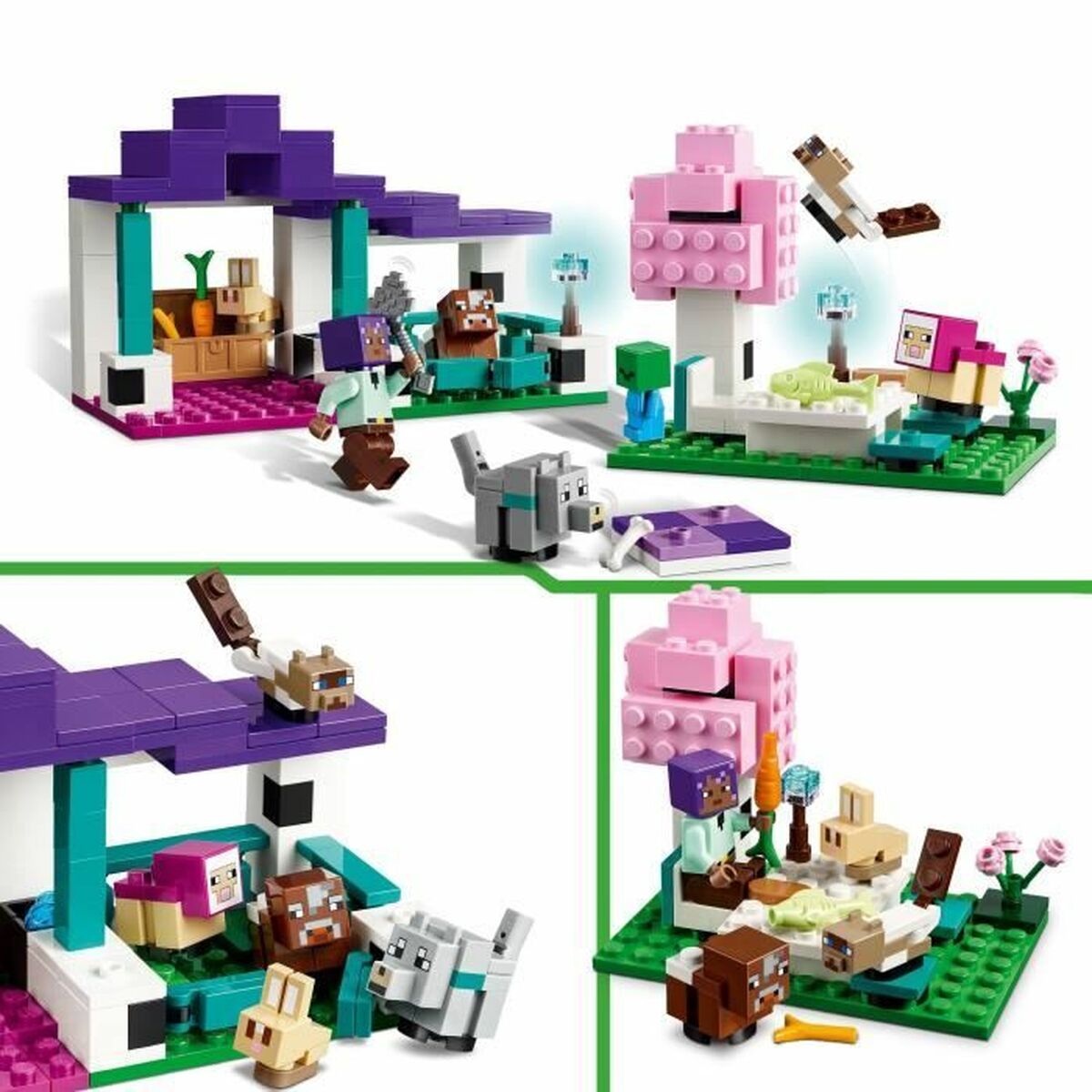 Playset Lego 21253 Minecraft The animal Sanctuary - 5