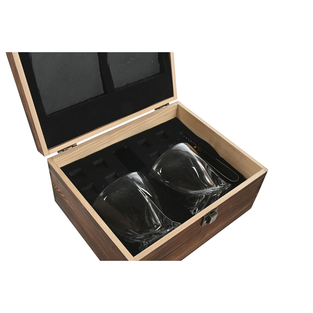 Whisky Set Home ESPRIT Brun Furu - 2