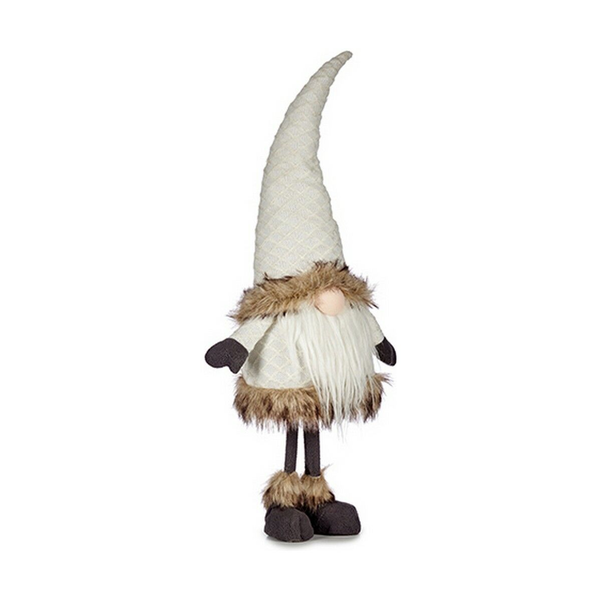 Prydnadsfigur Krist+ Vit Tomtenisse 14 x 70 x 22 cm
