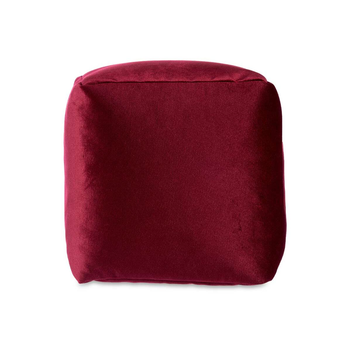 Puff Gift Decor Rödbrun polystyren Sammet (4 antal) - 4