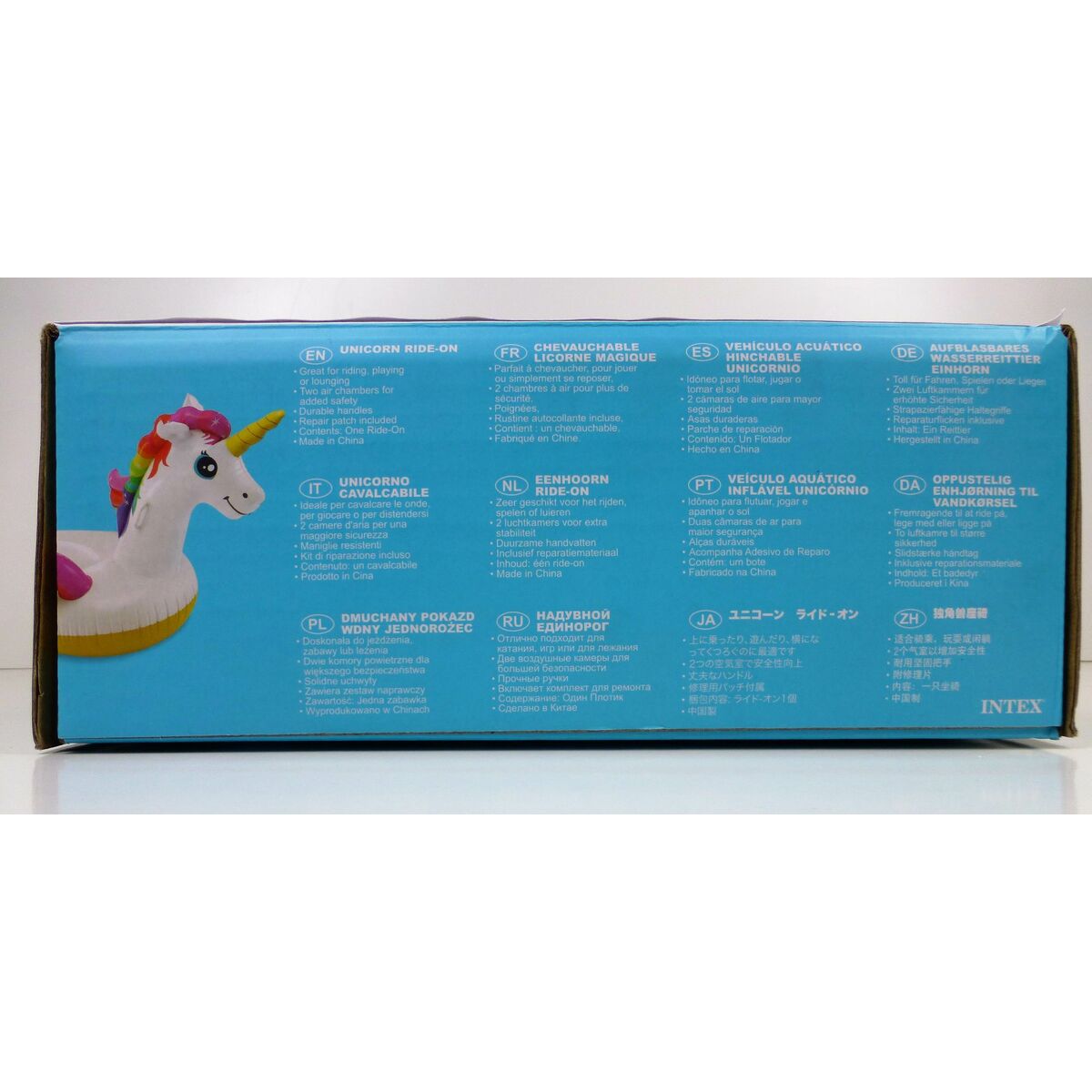 Luftmadrass Enhörning Intex 201 x 97 x 140 cm (4 antal) - 12