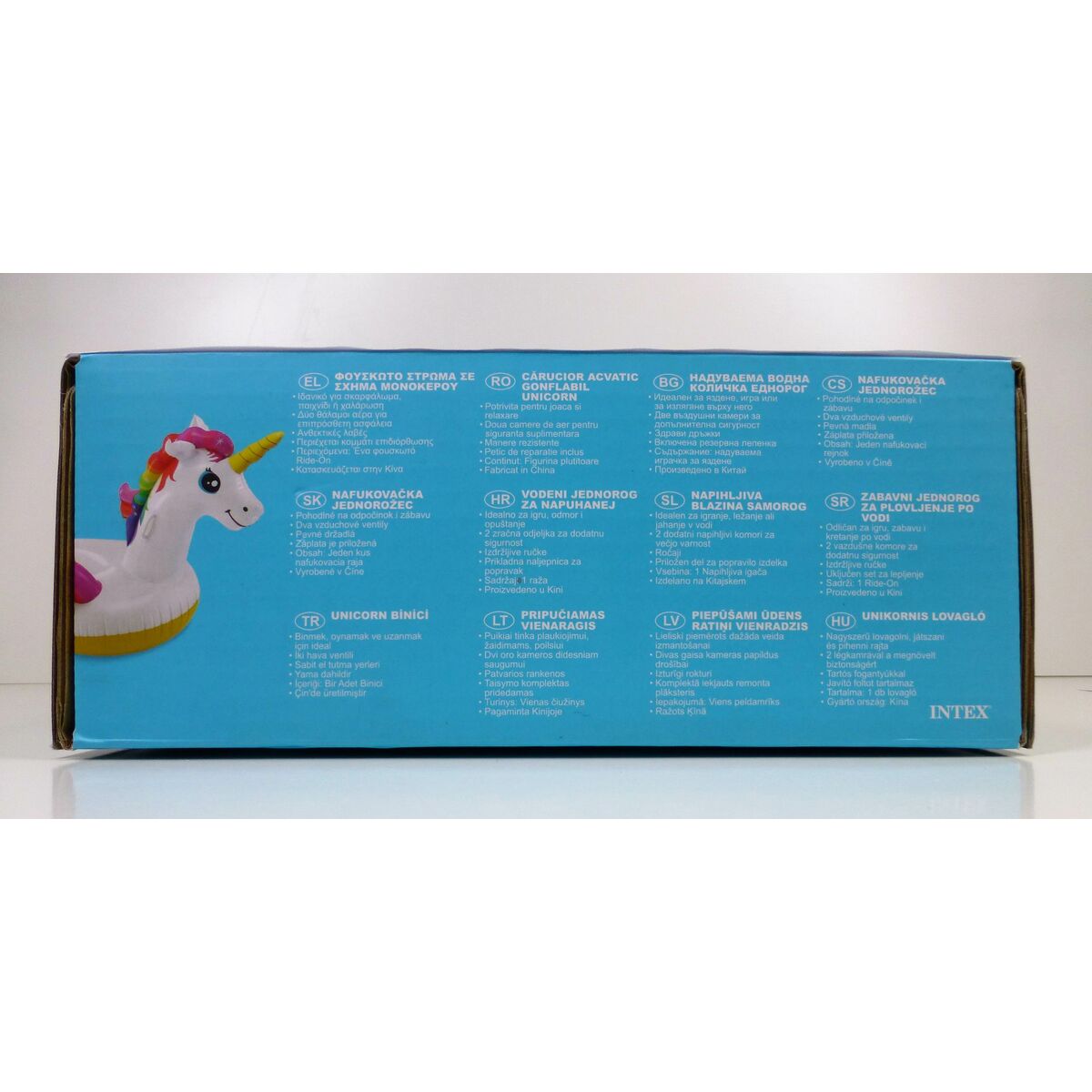 Luftmadrass Enhörning Intex 201 x 97 x 140 cm (4 antal) - 13