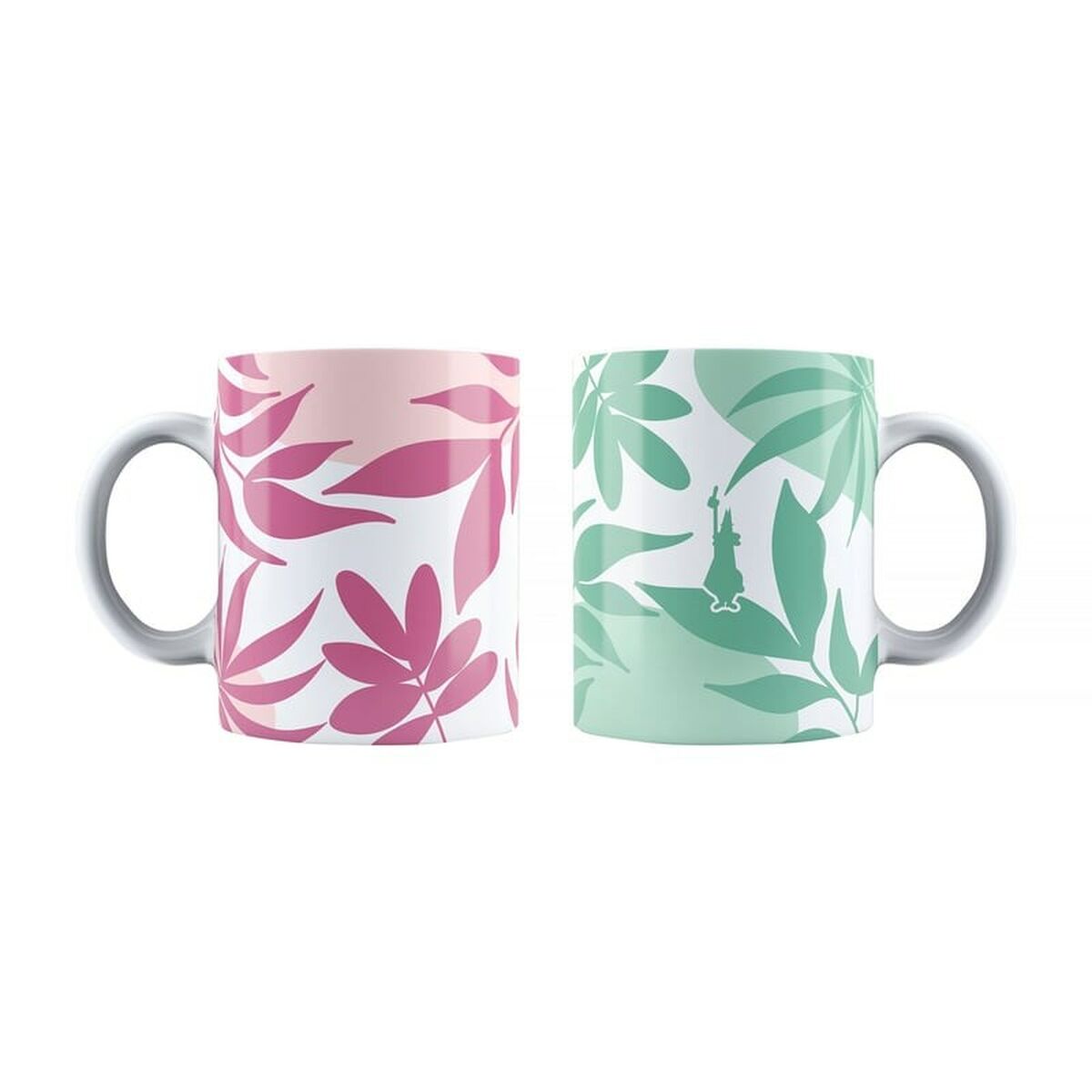 Set med 2 muggar Bialetti Primavera Blandade färger 330 ml