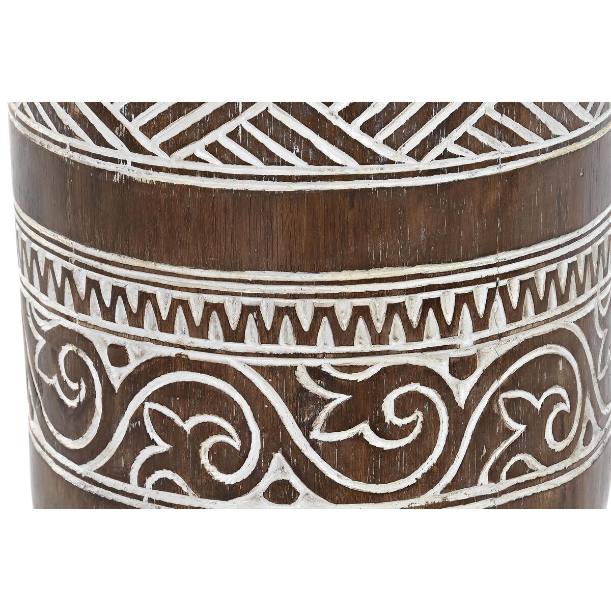 Sidobord DKD Home Decor Vit Naturell 28 x 28 x 50 cm 29 x 29 x 50 cm - 6