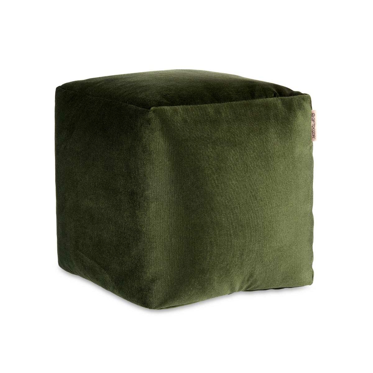 Puff Gift Decor Grön polystyren Sammet (4 antal) - 6