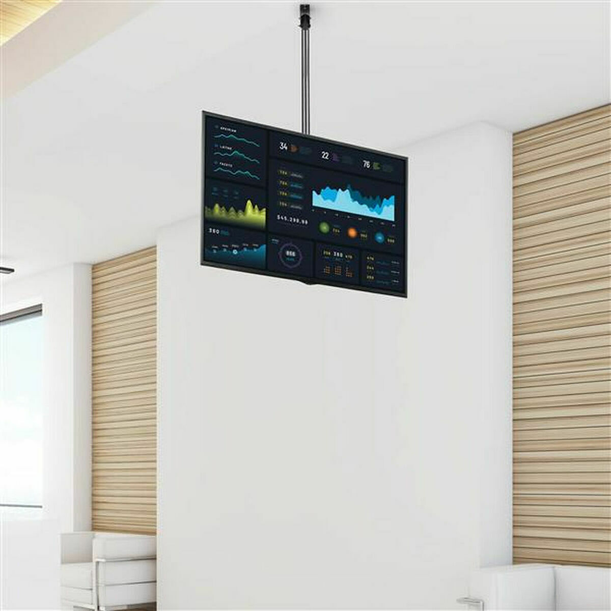 TV-fäste Startech FLATPNLCEIL - 5