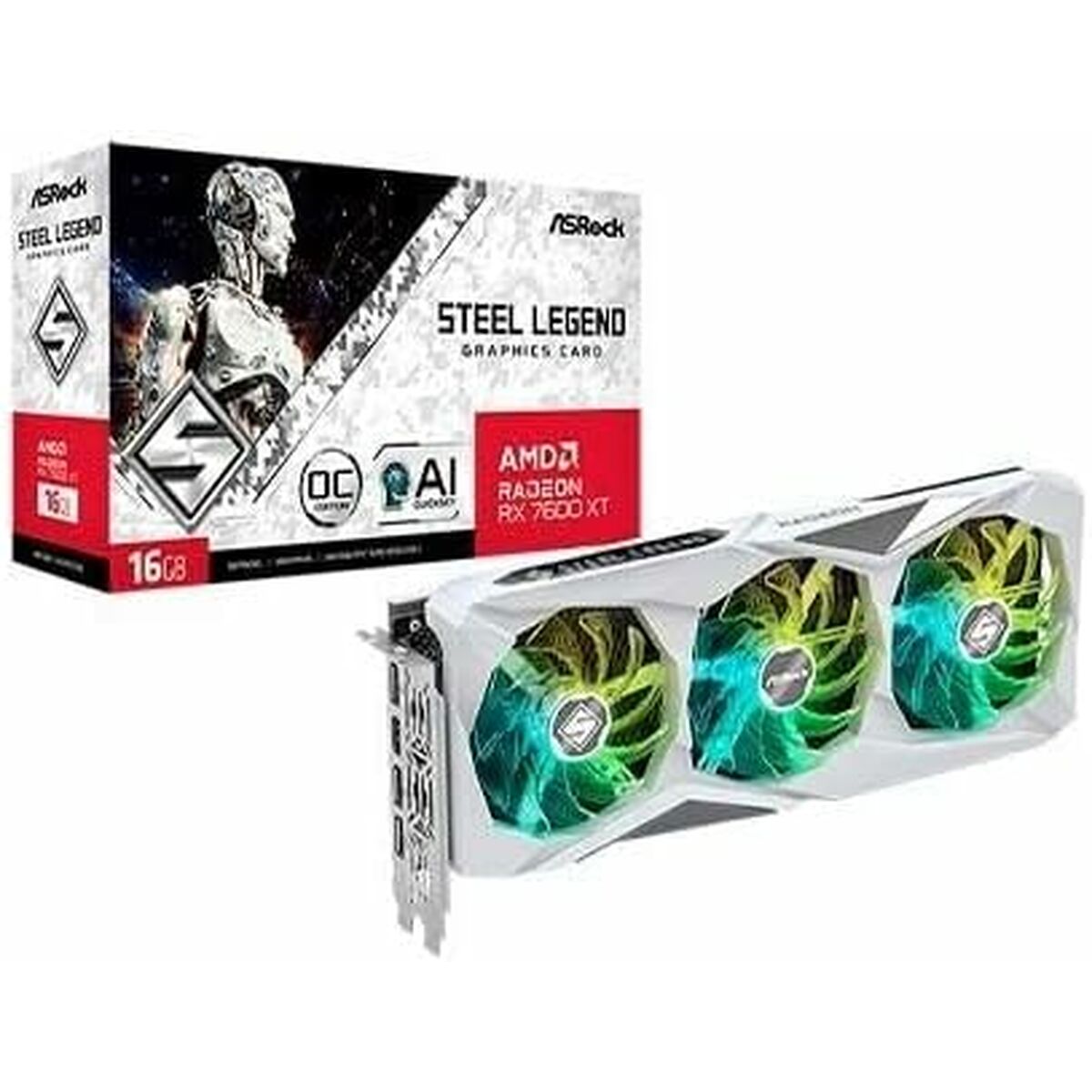 Grafikkort ASRock RX7600XT SL 16GO 16 GB GDDR6 - 4