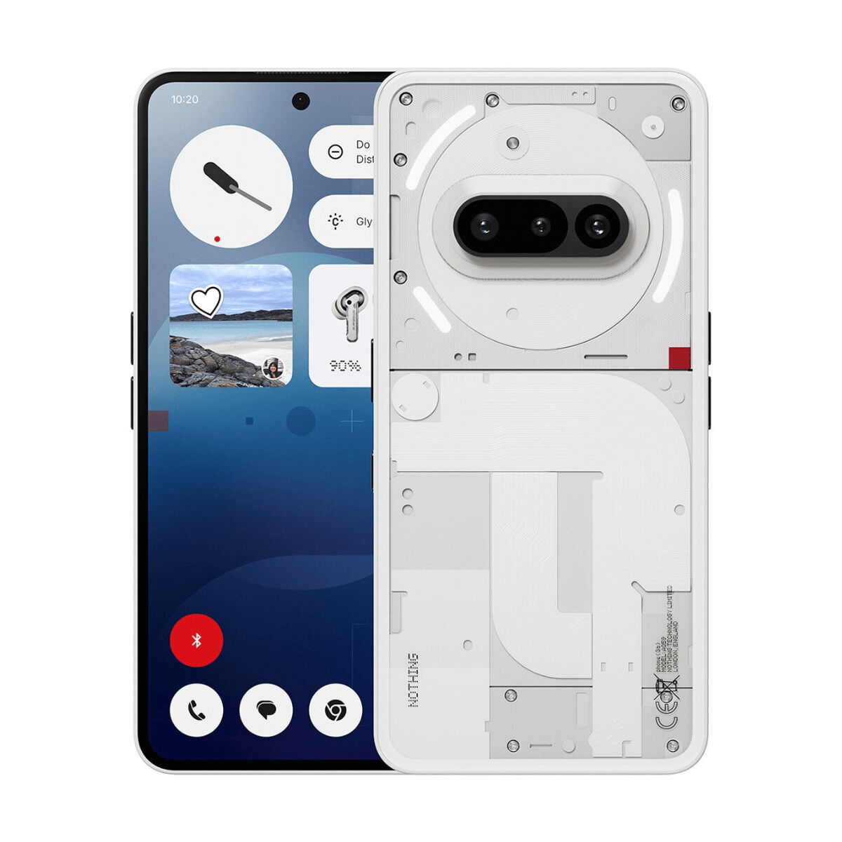 Smartphone Nothing Phone 3a 5G 6,77" Octa Core 8 GB RAM 128 GB Vit