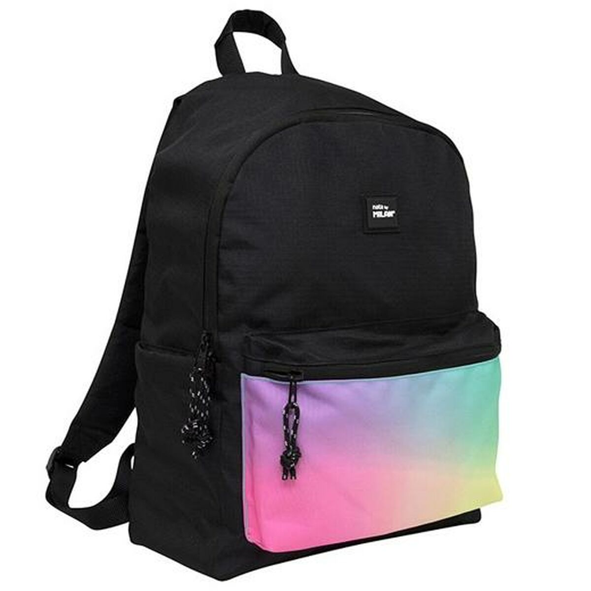 Ryggsäck Casual Milan Svart 22 L 43 x 30 x 20 cm