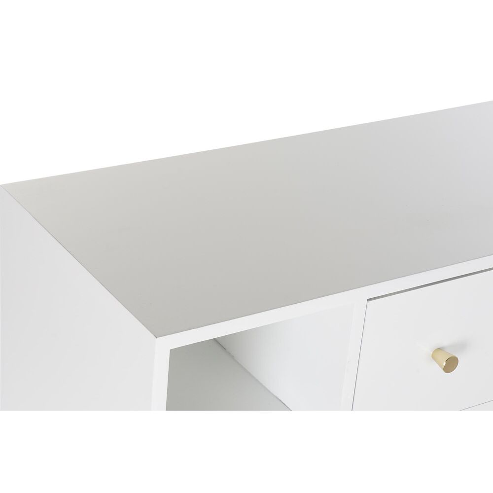Byrå DKD Home Decor Naturell Metall Vit Kräm Melamin (76 x 34 x 94 cm) - 6