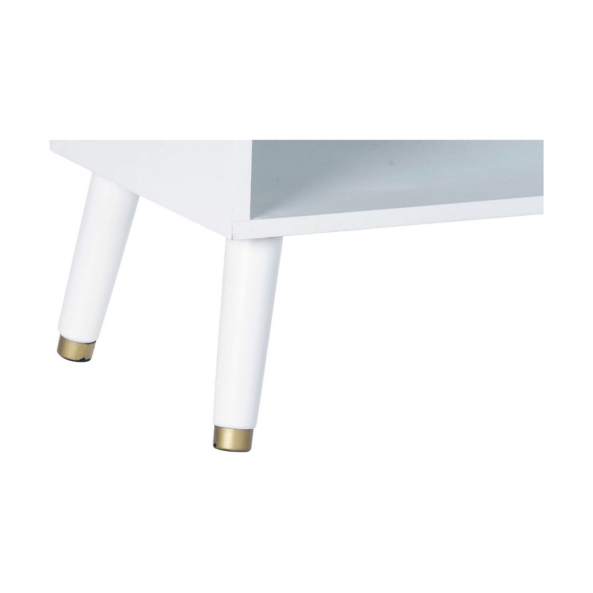 Byrå DKD Home Decor Naturell Metall Vit Kräm Melamin (76 x 34 x 94 cm) - 18