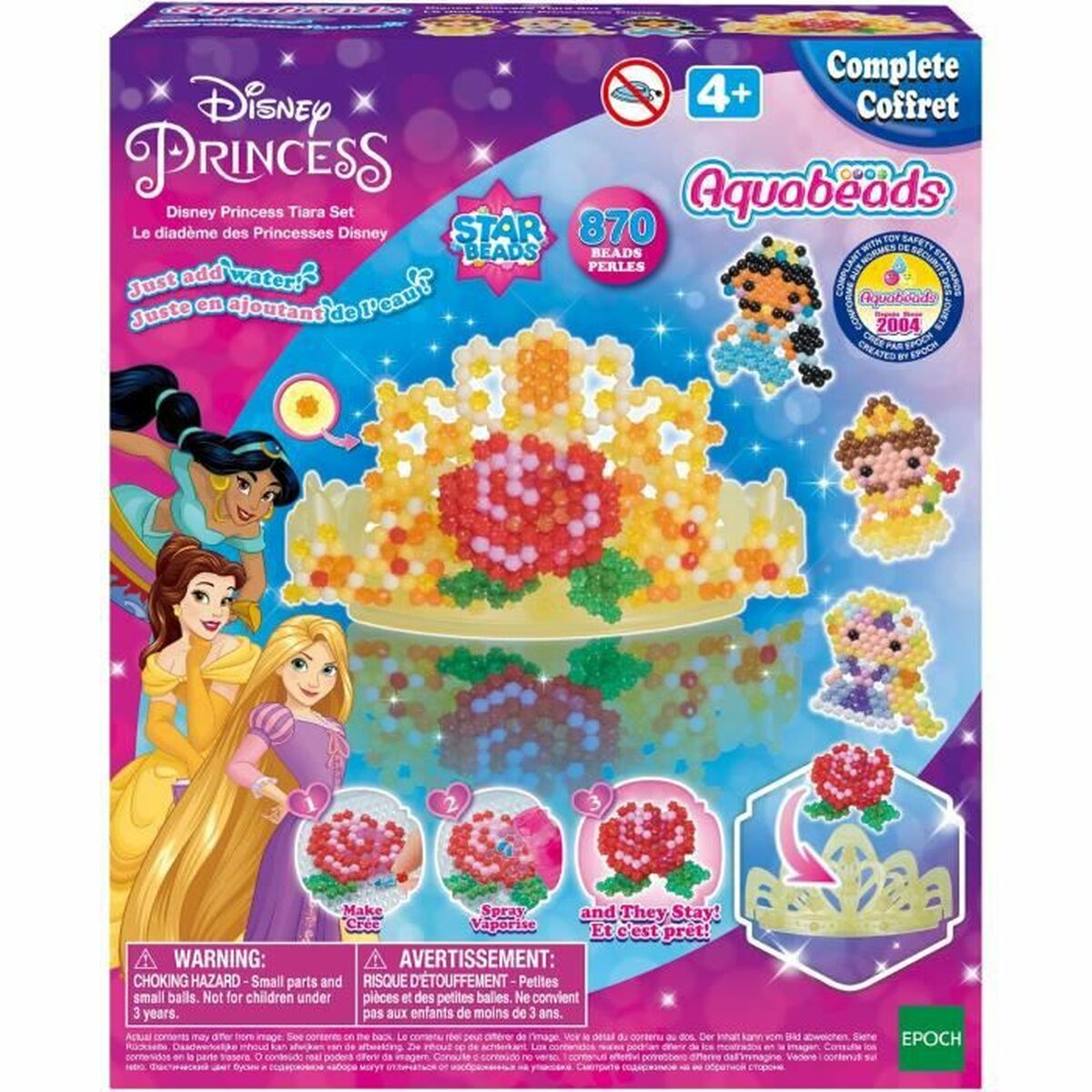 Pärlor Aquabeads The Disney Princess Tiara 870 Delar - 2