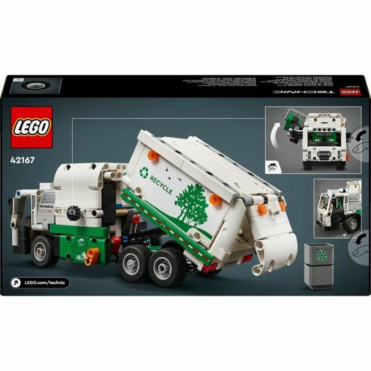 Playset Lego 42167 Mack LR Electric Garbage Truck - 2