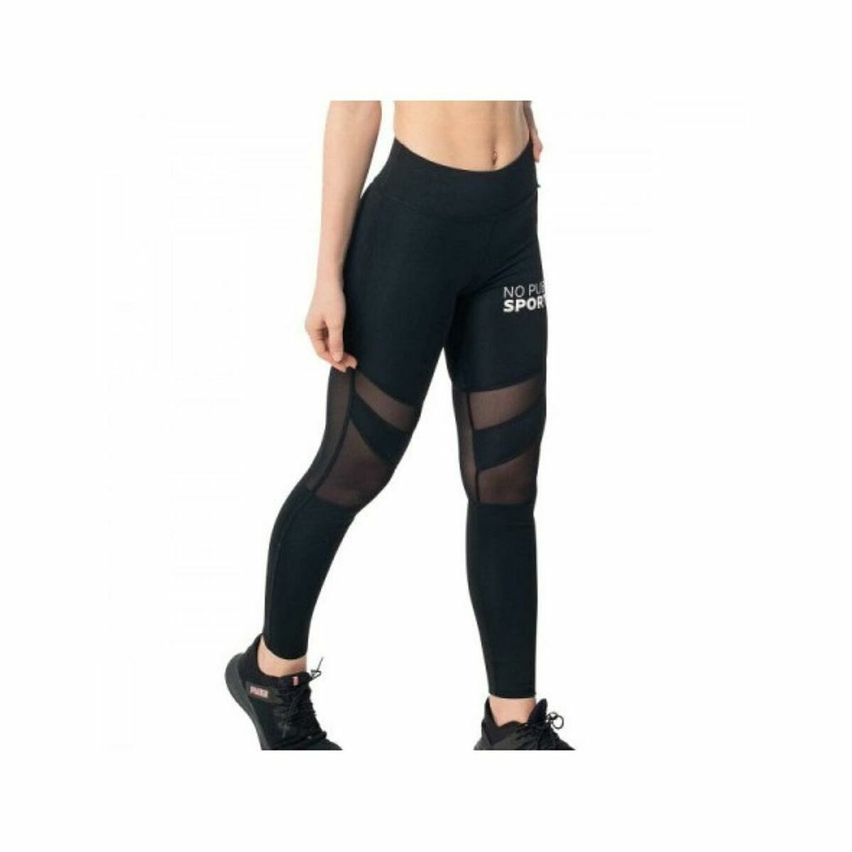 Sport-leggings, Dam  POEA UNIT CR 2N 10 4 9  Svart - 4
