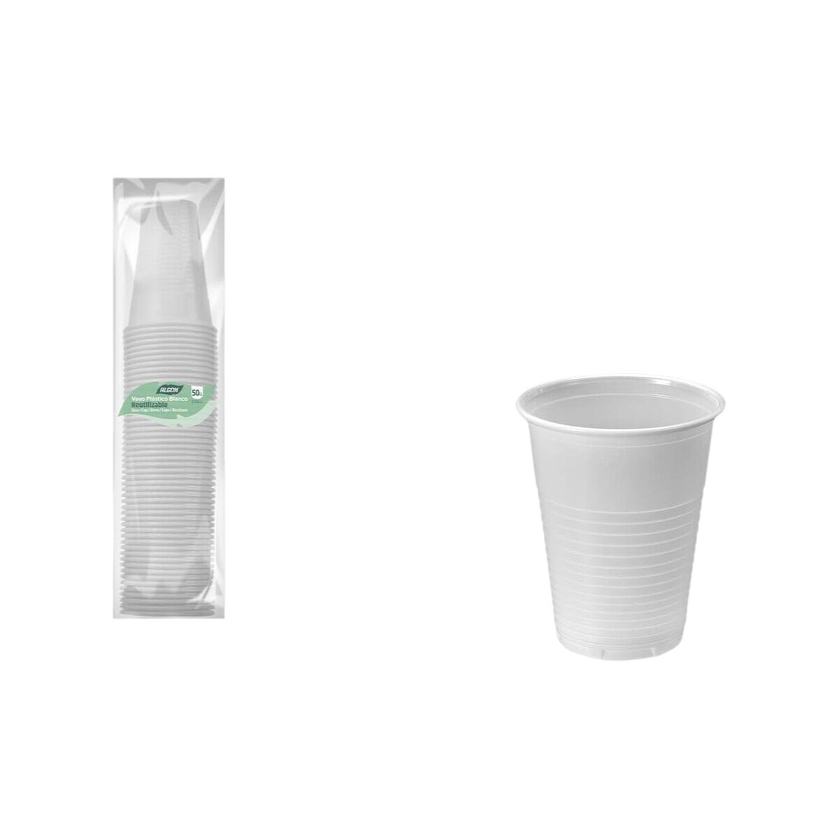 Glasset Algon Vit 220 ml 50 Delar (18 antal) - 3
