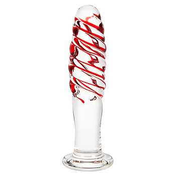Analplugg S Pleasures Röd Transparent (14 cm) (14,6 cm)