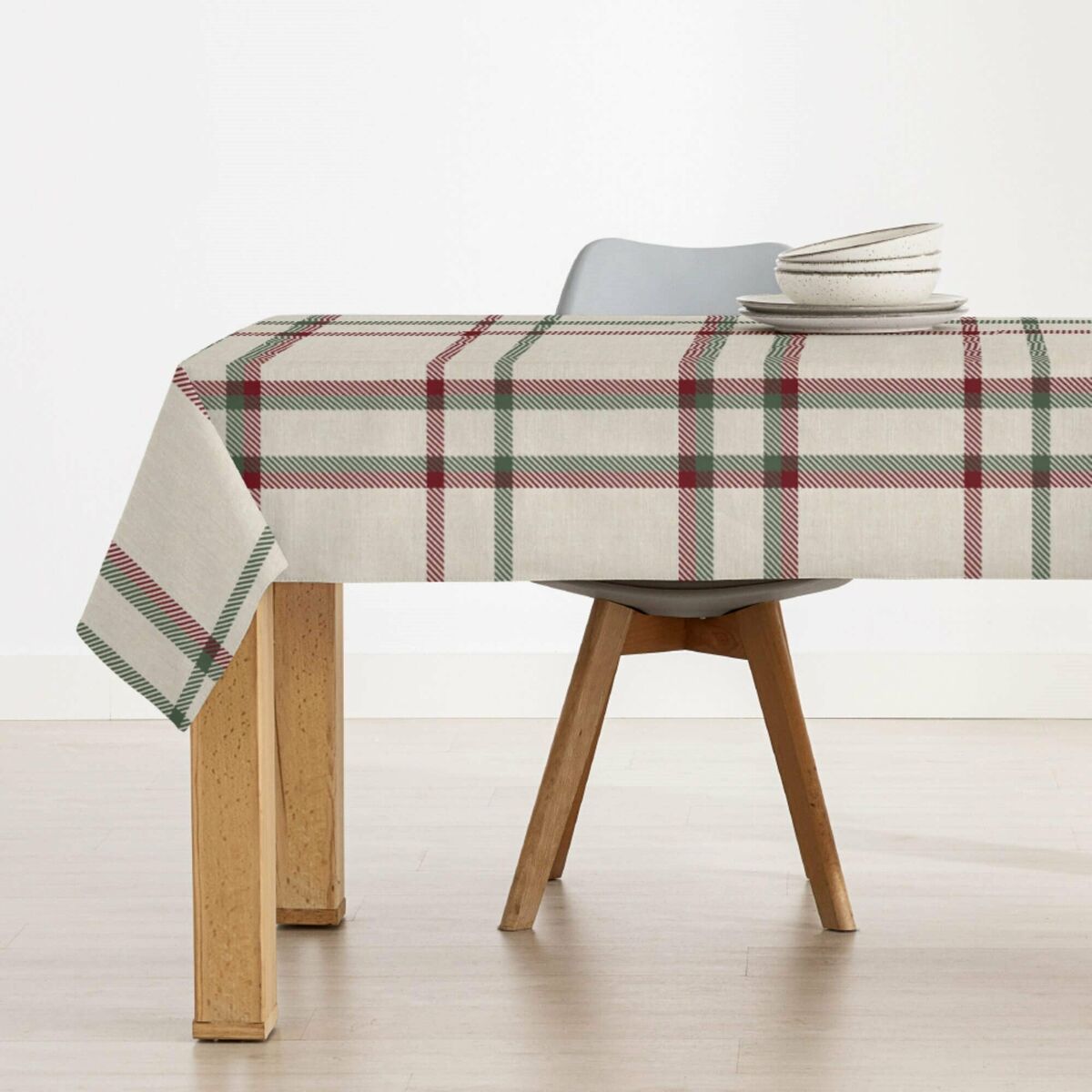 Fläckresistent bordsduk i harts Belum Christmas Multicolour 200 x 150 cm - 3