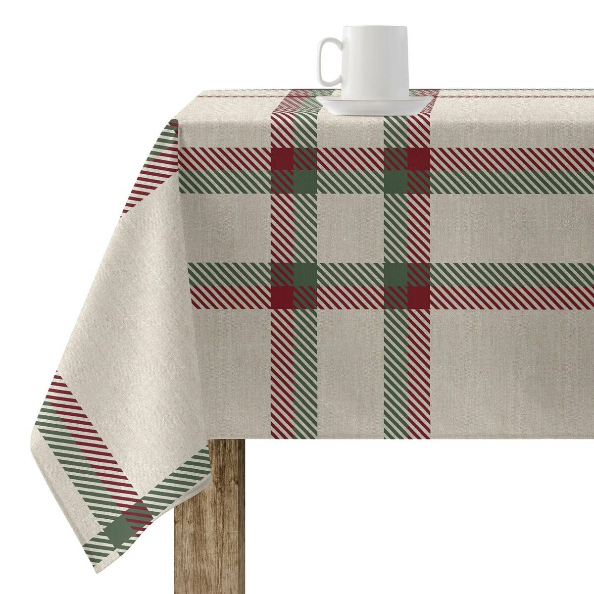 Fläckresistent bordsduk i harts Belum Christmas Multicolour 200 x 150 cm